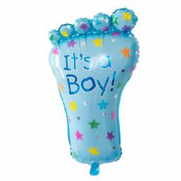 Foil Balloon - Feet - It's a Boy